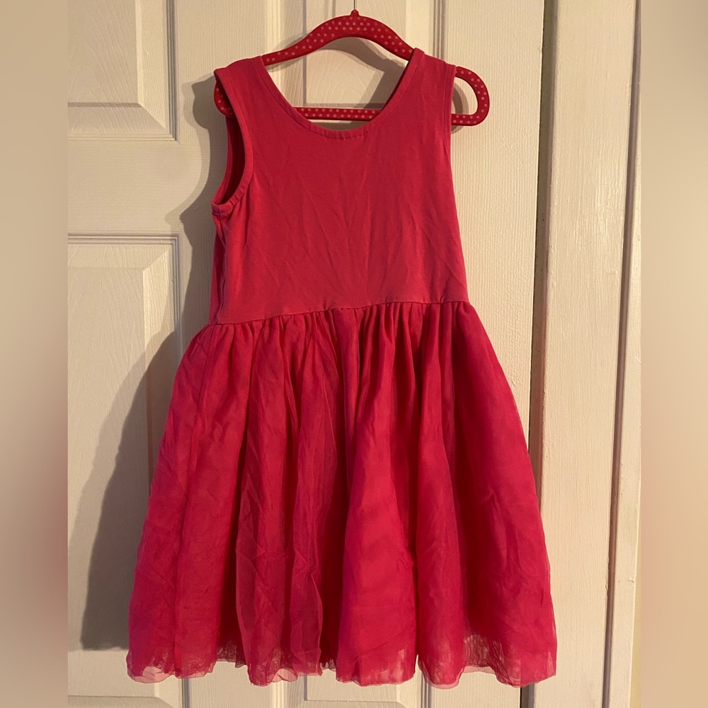 Girls 6-7 pink Hannah Anderson dress.